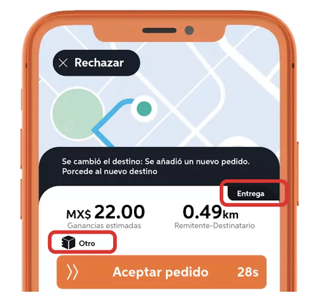 Como funciona DiDi Entrega para repartidores 1