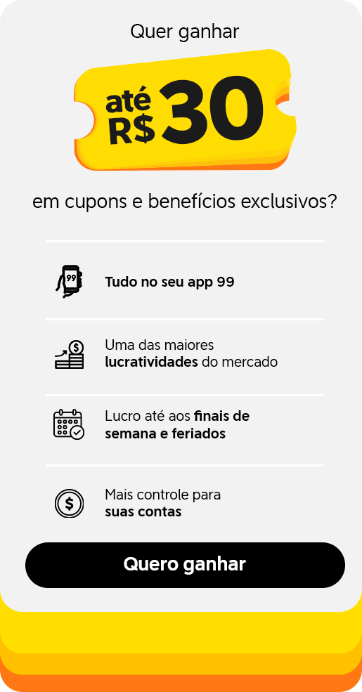 Pagar corridas com a 99Pay vale mais