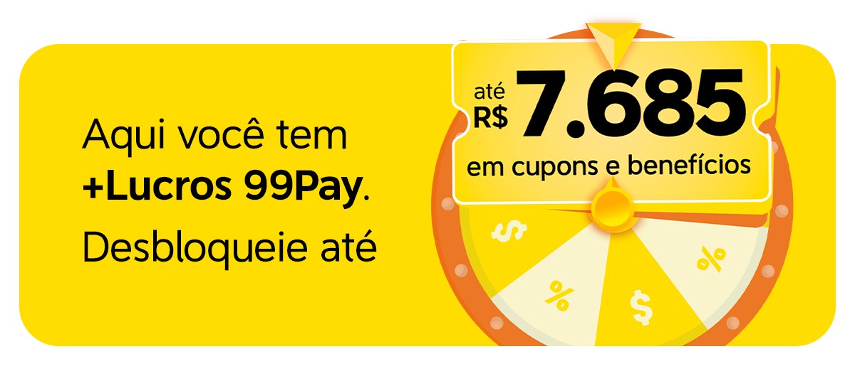 Pagar corridas com a 99Pay vale mais